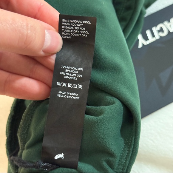 Alphalete Celeste Sports Bra C/D Cup Blade Green Medium - Picture 8 of 13